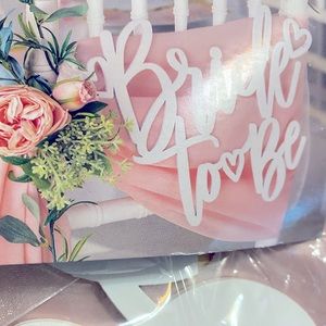 Bride to be seat cover